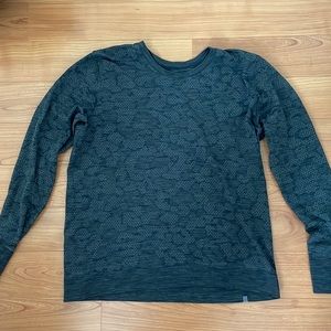 lululemon dark grey camo swiftly relaxed fit long sleeve shirt